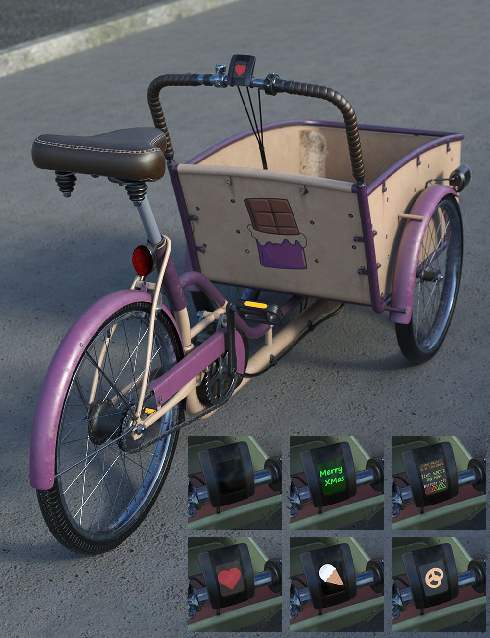 Texture Add-On for Electric Bucket Bike