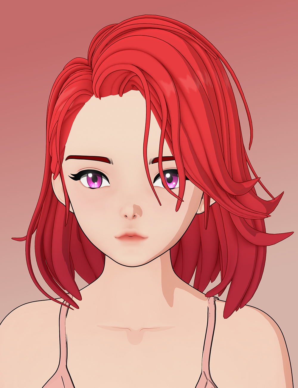 MB Avani Hair for Genesis 9 Toon