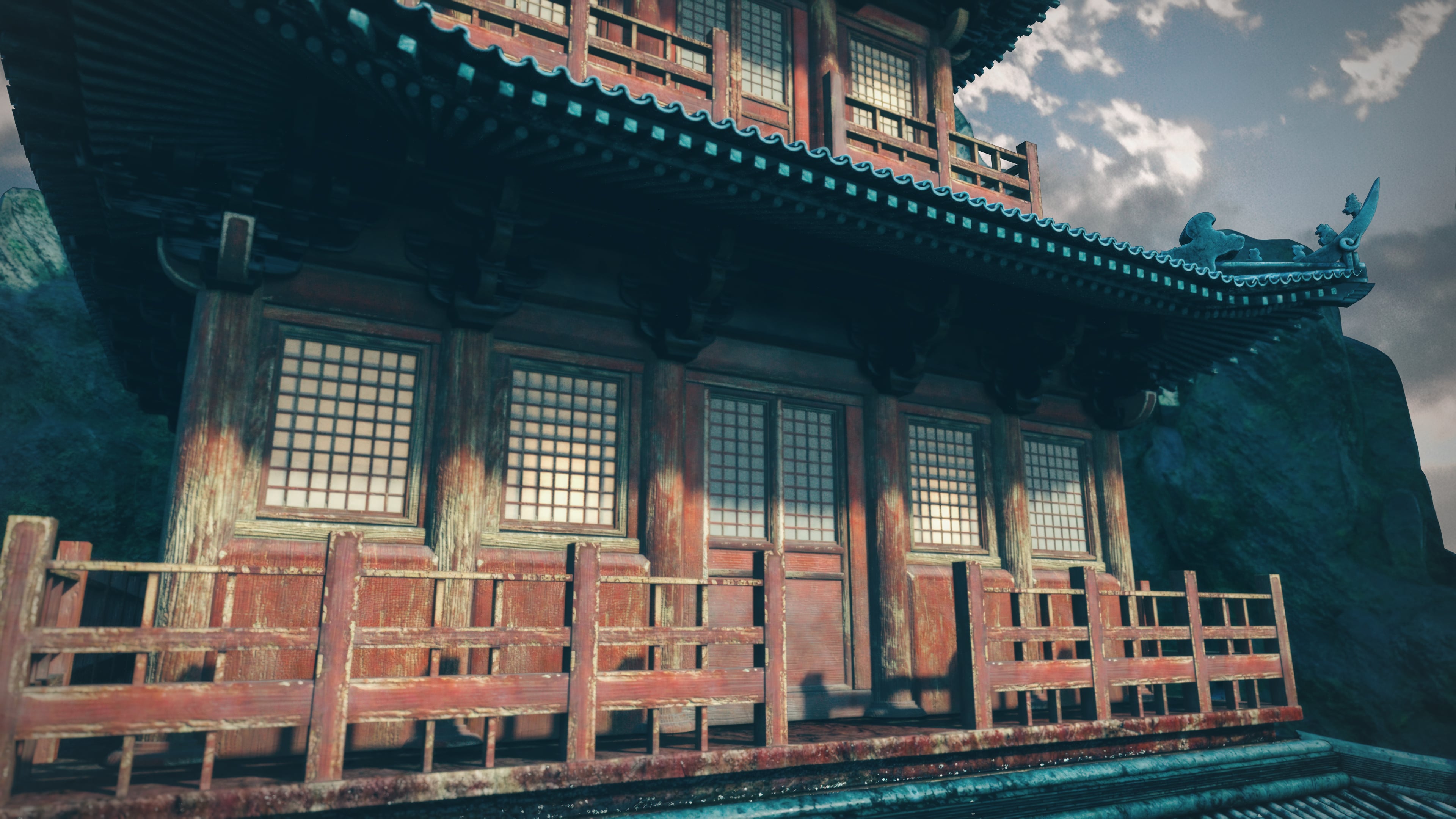 CHINESE MOUNTAIN TEMPLE visual data 2