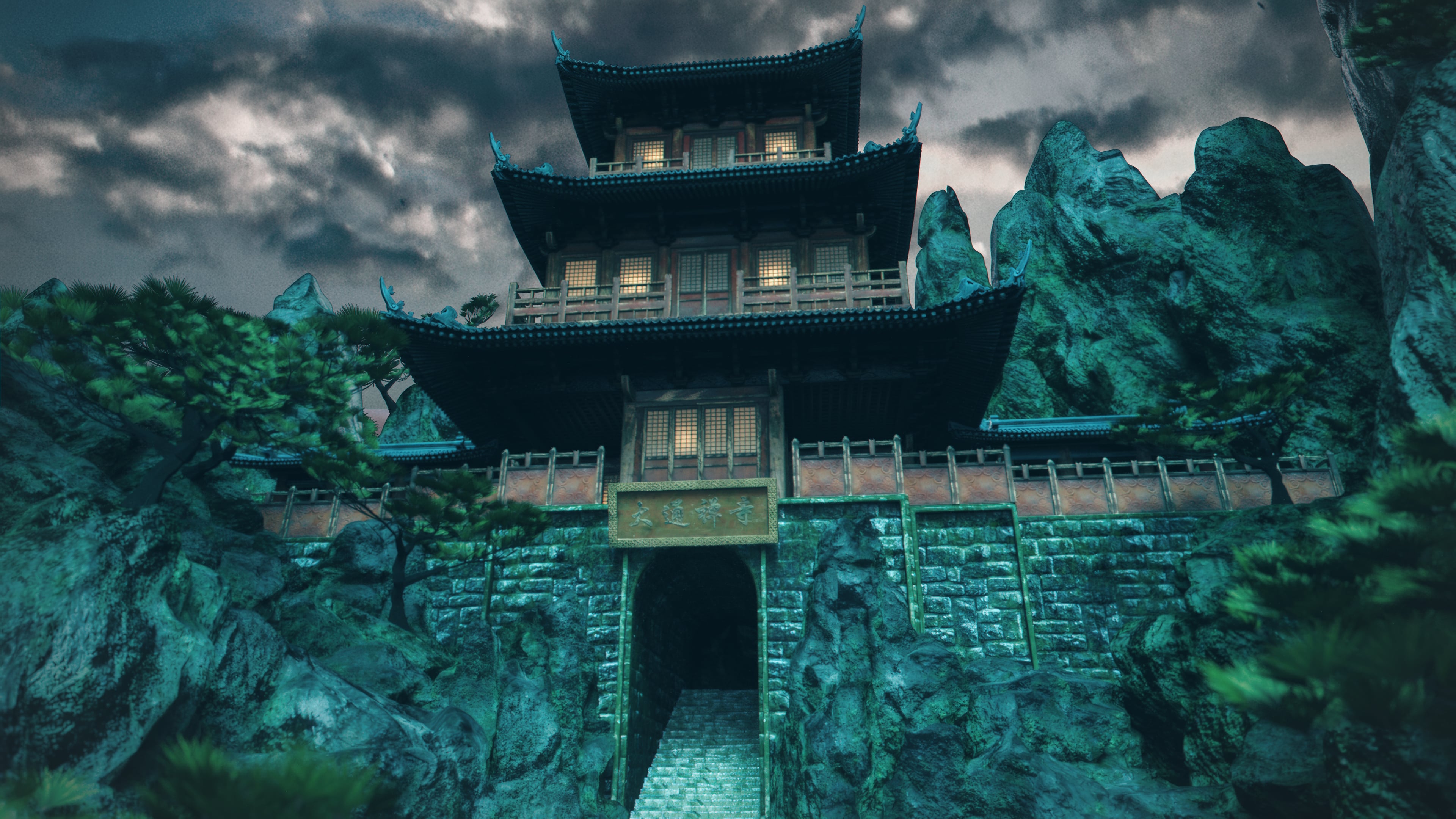 CHINESE MOUNTAIN TEMPLE visual data 5