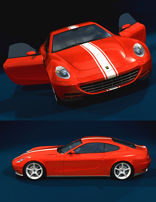 F612 Sportscar by: Dreamscape-Creations, 3D Models by Daz 3D