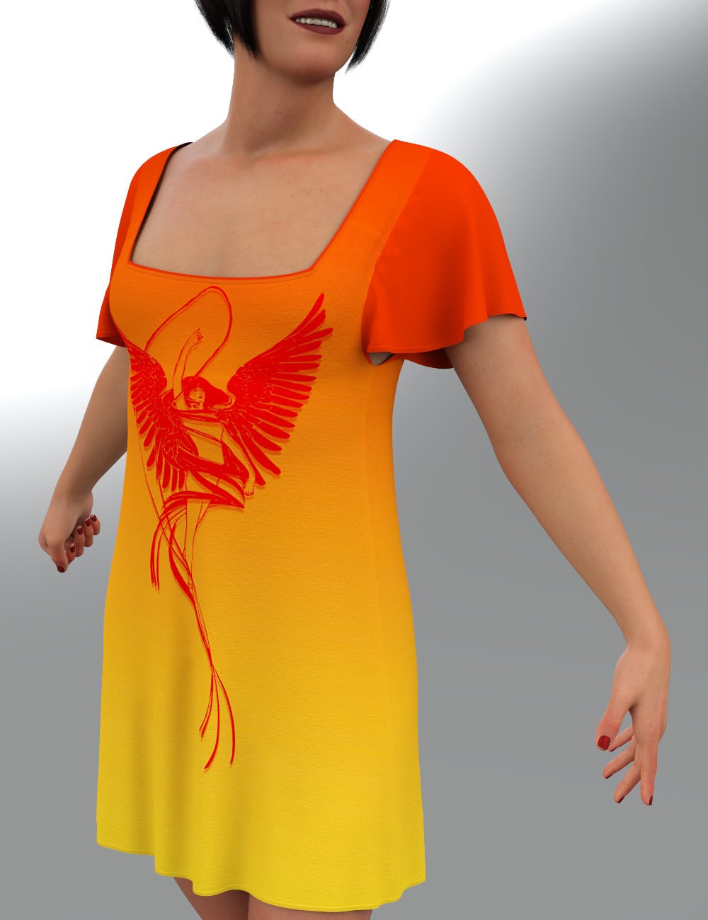 DNA dForce Senna Dress for Genesis 9 | Daz 3D