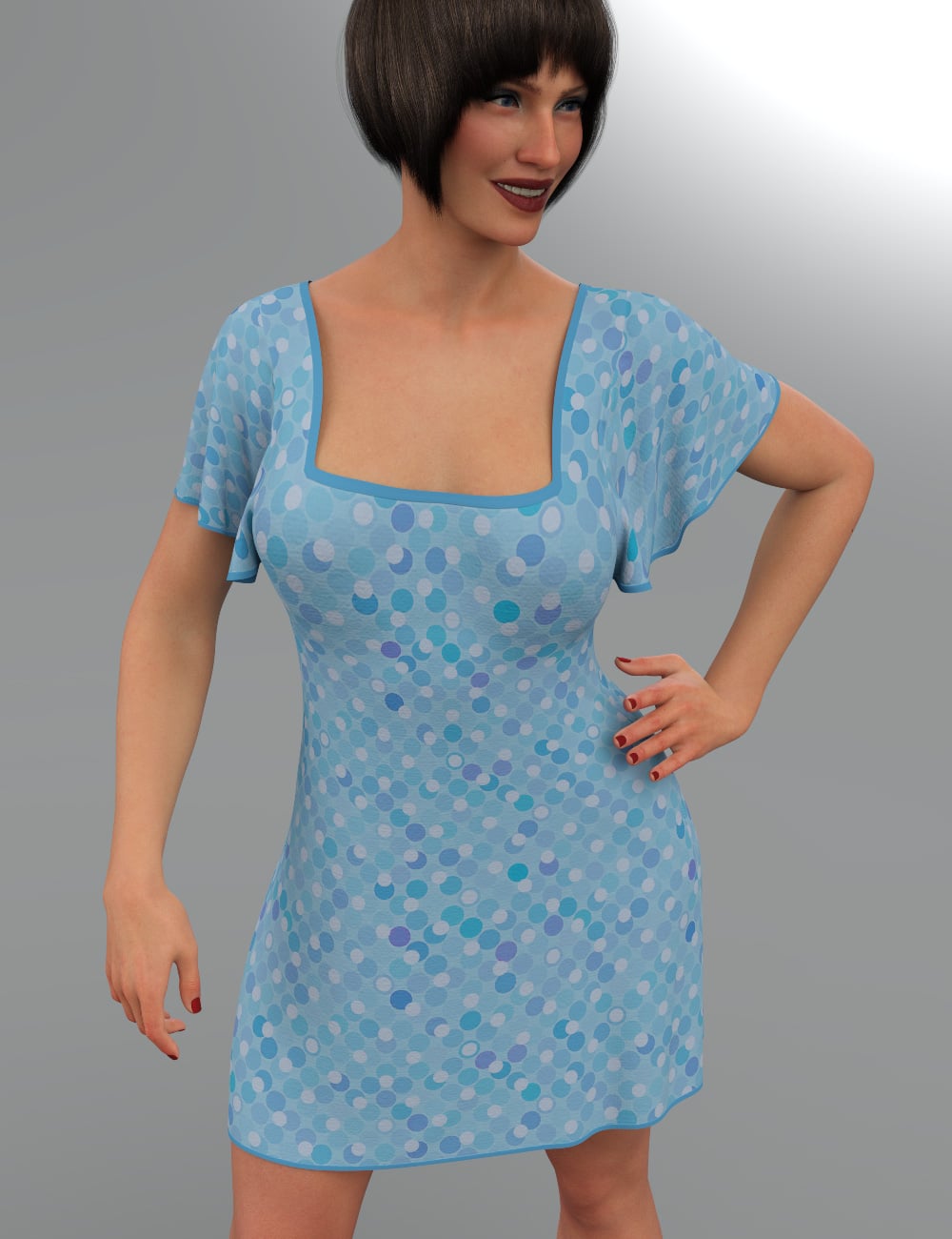 DNA dForce Senna Dress for Genesis 9 | Daz 3D