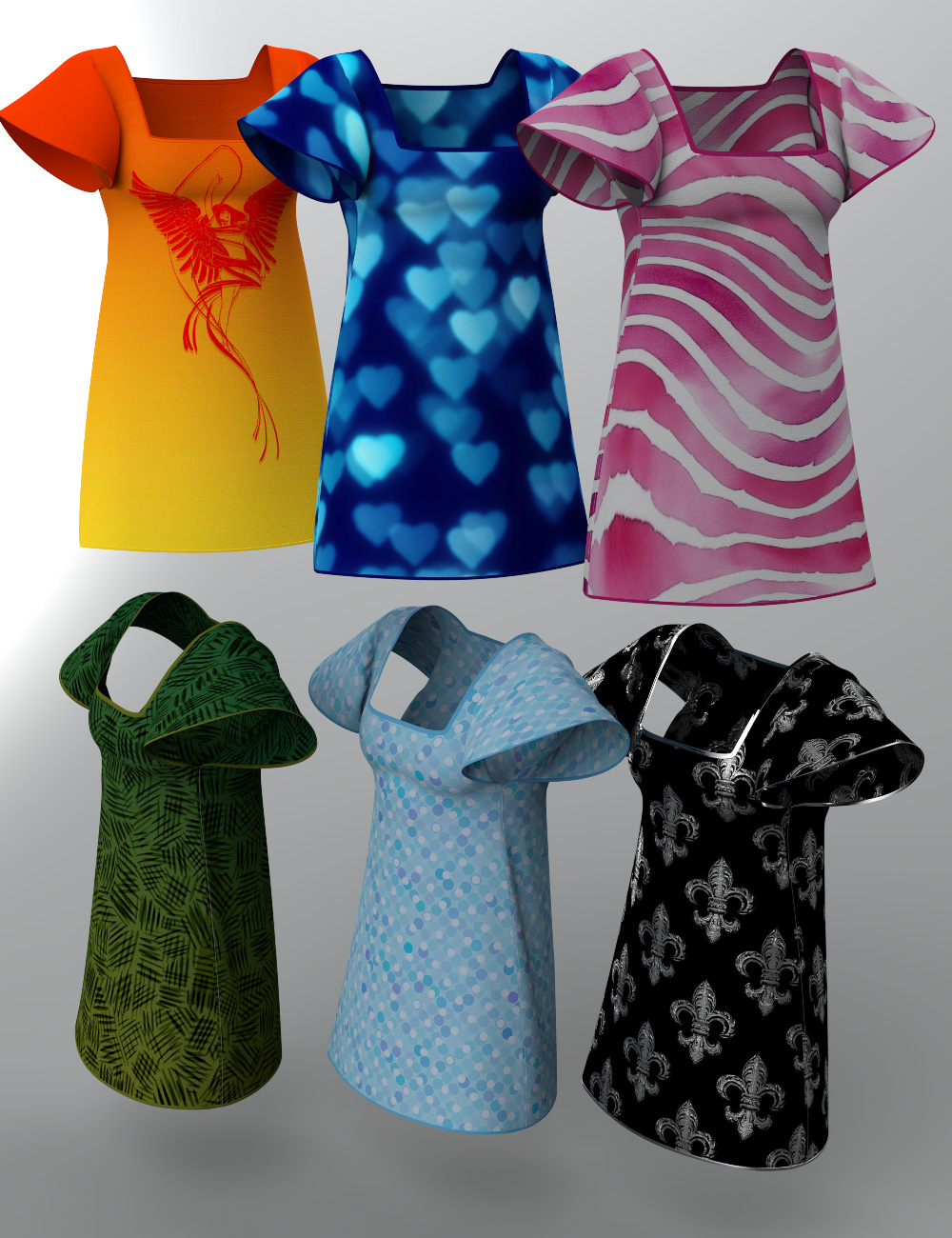 DNA dForce Senna Dress for Genesis 9 | Daz 3D