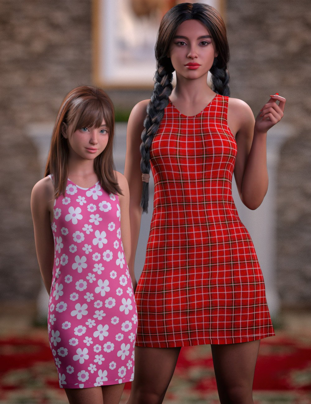 CHB 2024 Holiday Freebie Dress for Genesis 9