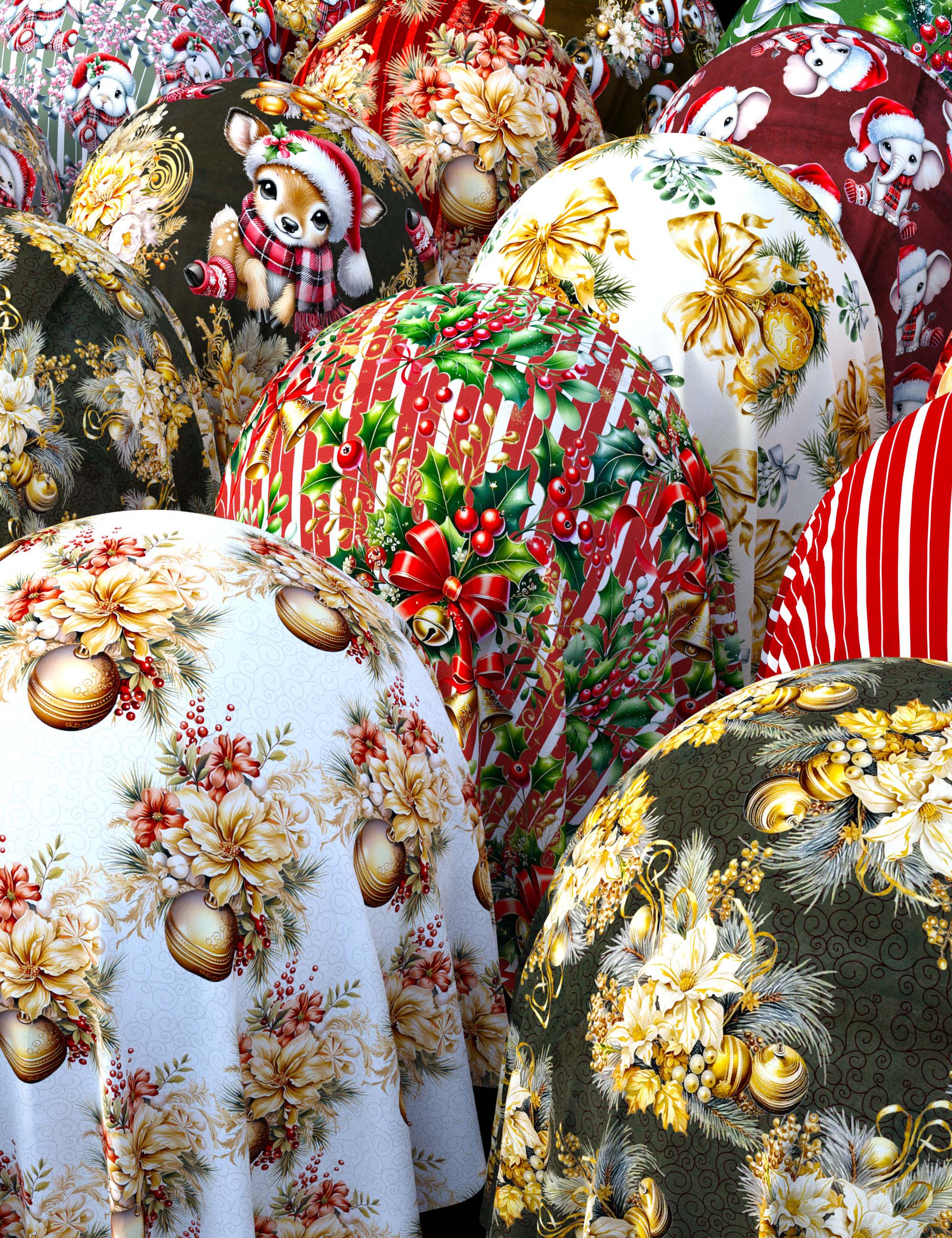 Christmas Delight Fabric Shaders - MR by: Nelmi, 3D Models by Daz 3D