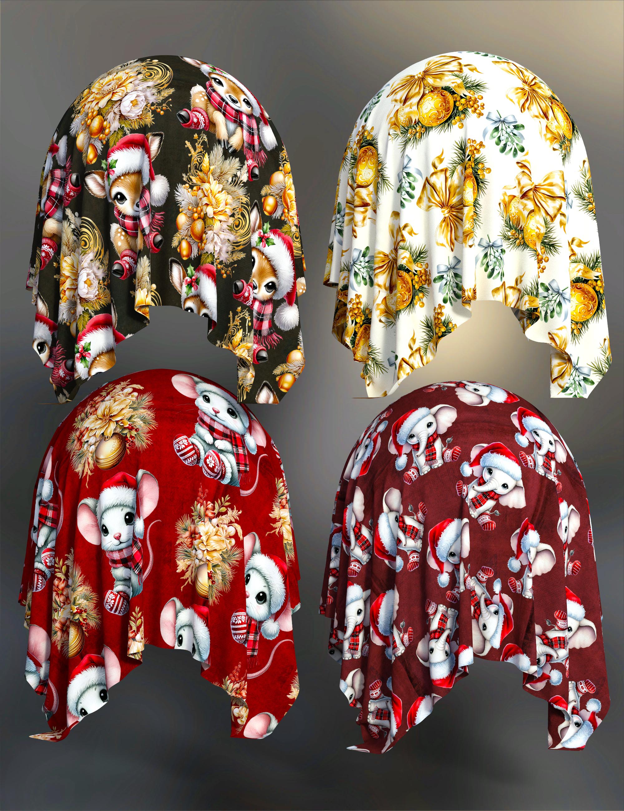 Christmas Delight Fabric Shaders - MR