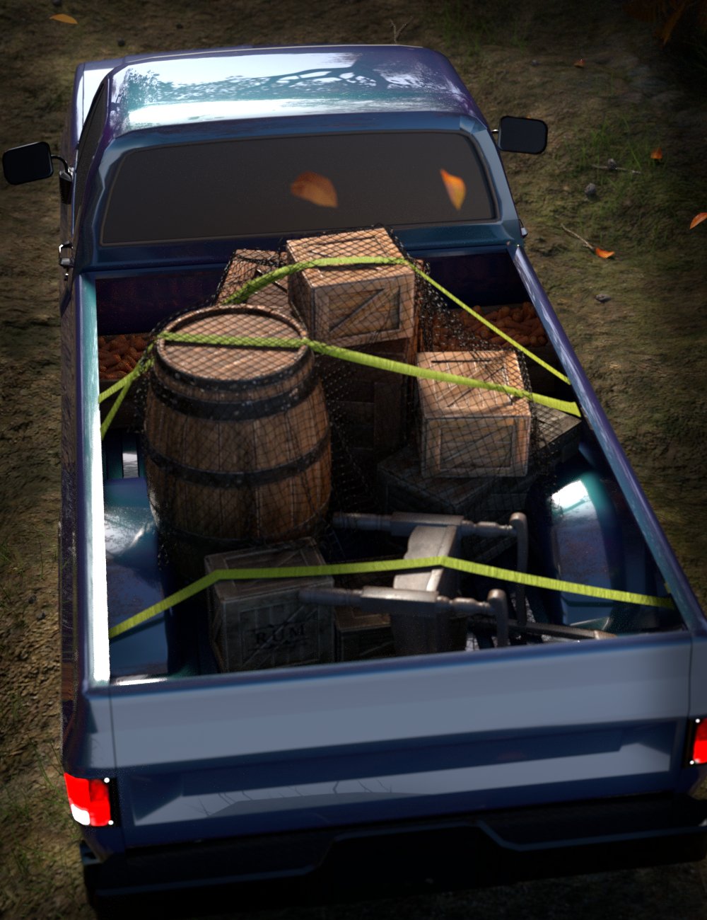 SY dForce Belts, Straps and Slings Iray