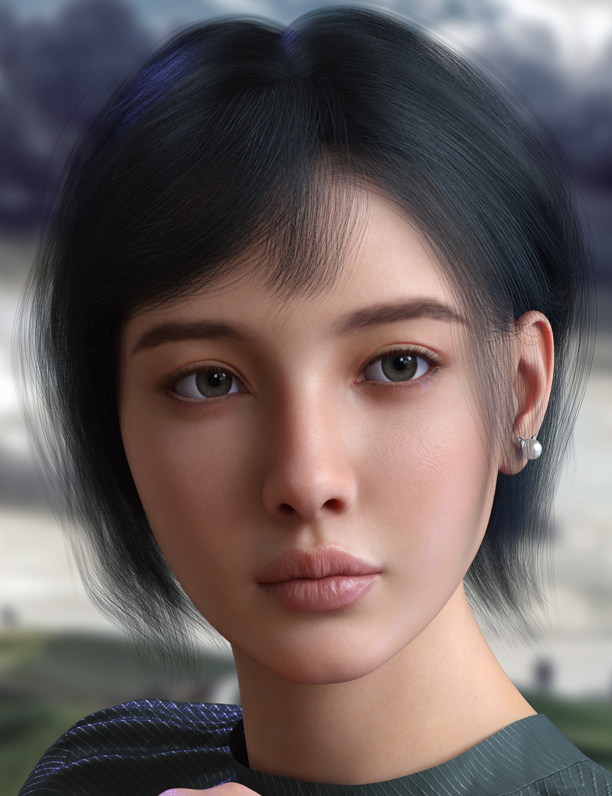 Vo Haru HD for Genesis 9 by: VOOTW, 3D Models by Daz 3D