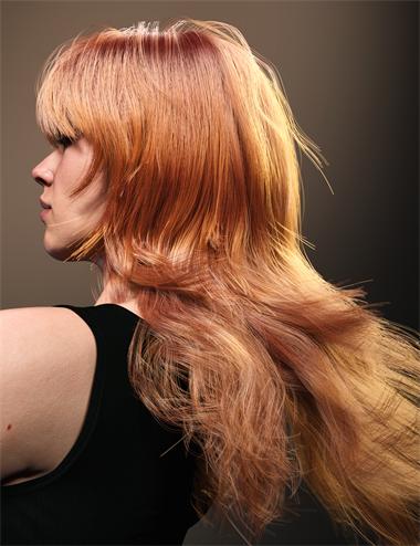 dForce FE Strand-Based Wolf Cut Long Hair for Genesis 9 | Daz 3D