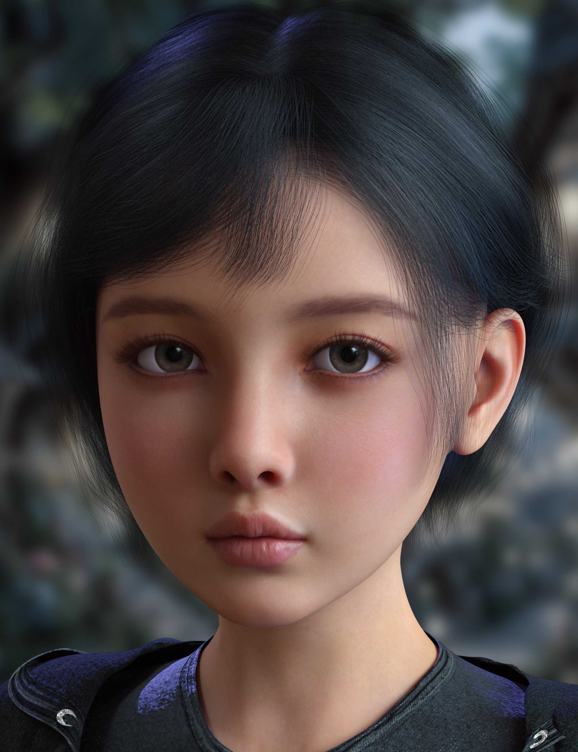 Vo Haru Young HD for Genesis 9 by: VOOTW, 3D Models by Daz 3D