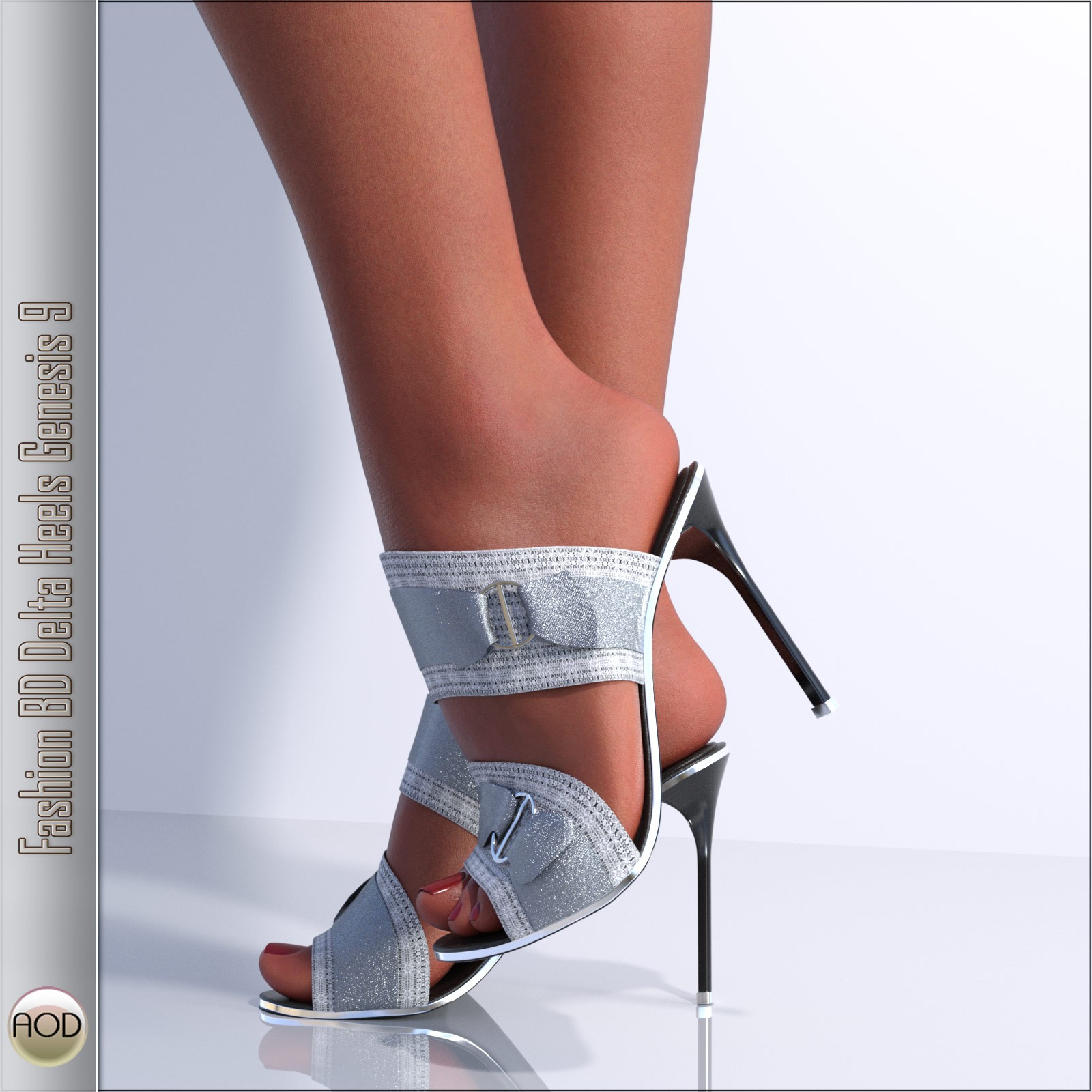 Fashion BD Delta Heels Genesis 9 by: ArtOfDreams, 3D Models by Daz 3D