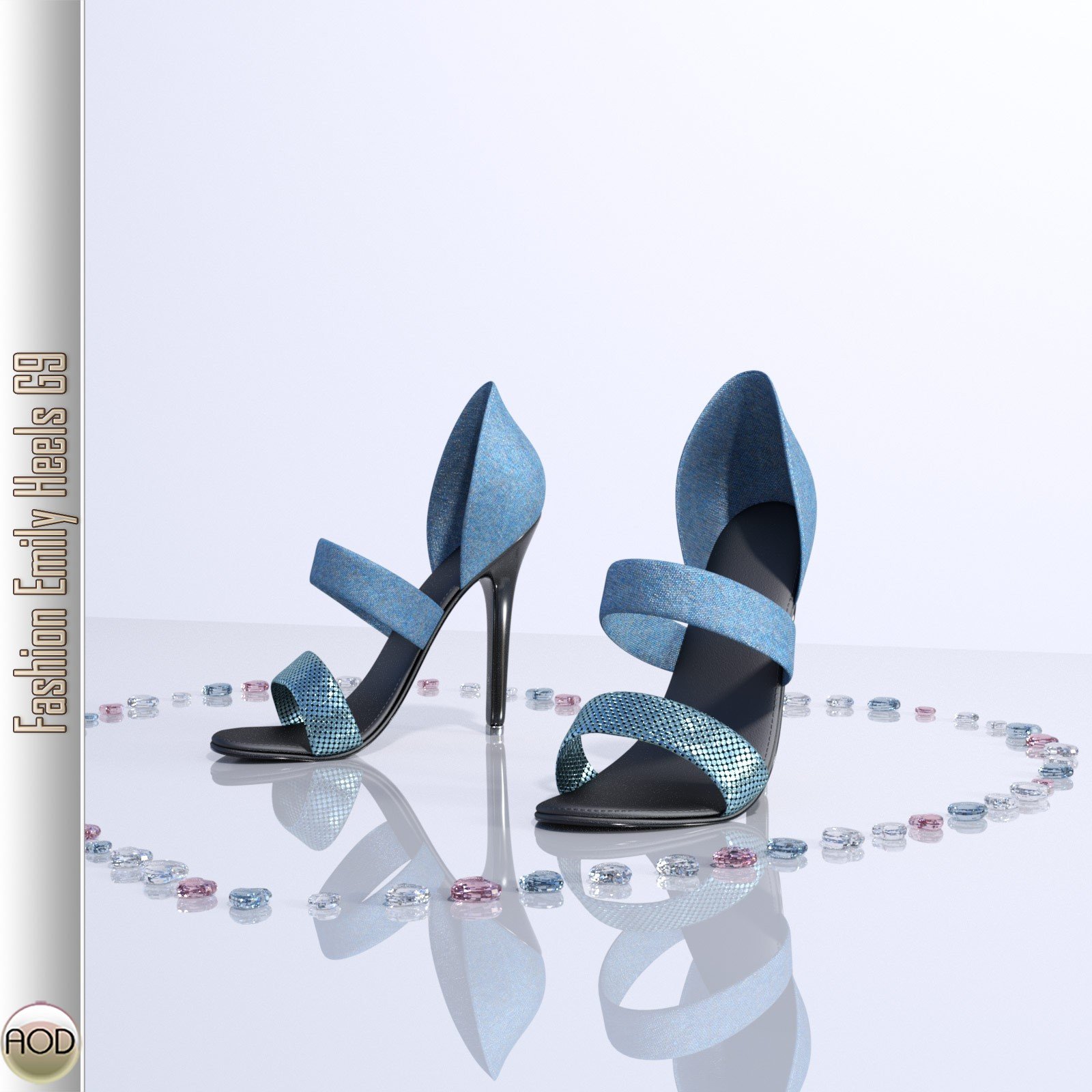 Fashion Emily Heels G9 Add-On | Daz 3D