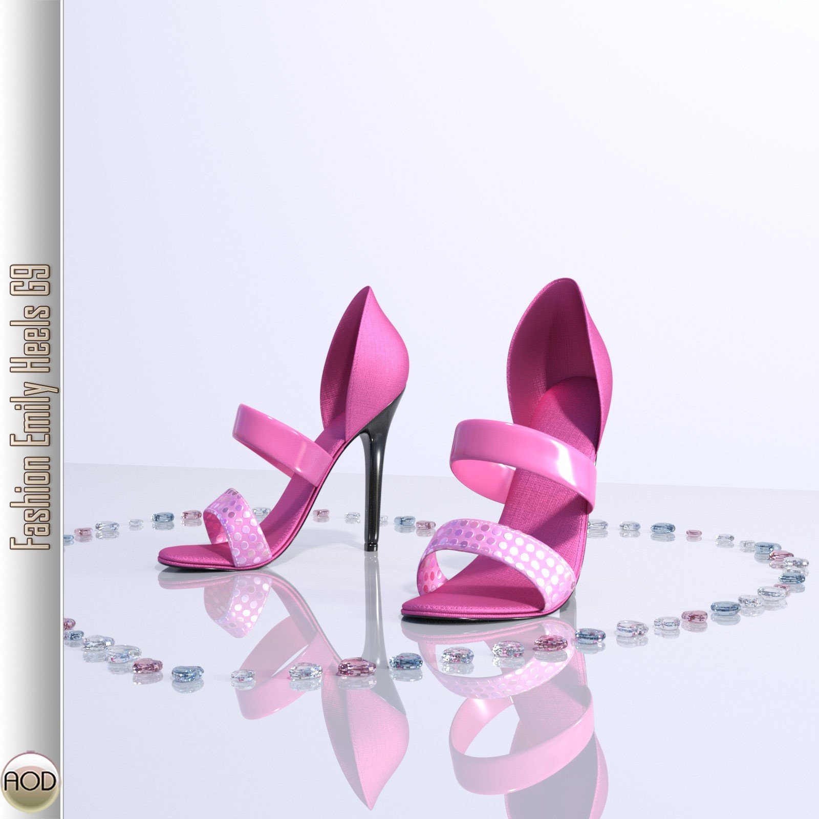 Fashion Emily Heels G9 Add-On | Daz 3D