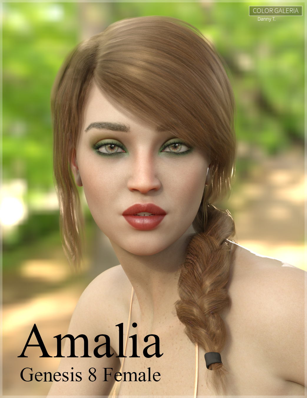 Amalia for Genesis 8 Female by: Color Galeria, 3D Models by Daz 3D