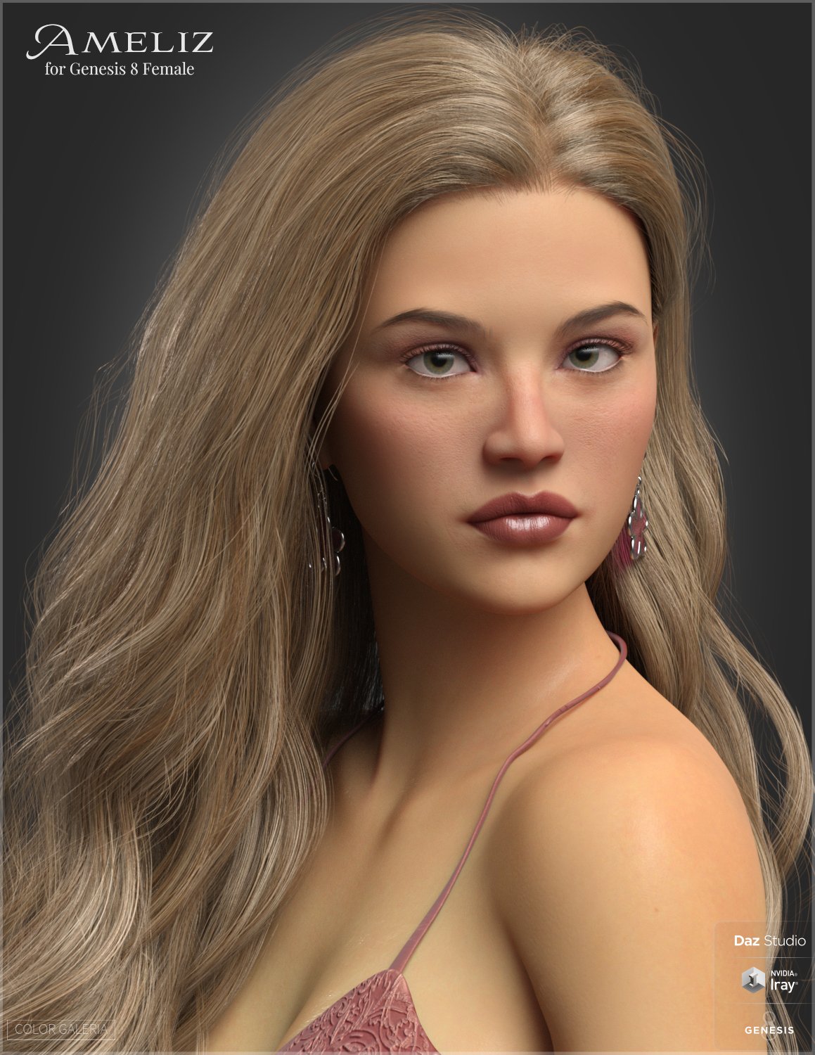 CGI Ameliz for Genesis 8 Female by: Color Galeria, 3D Models by Daz 3D
