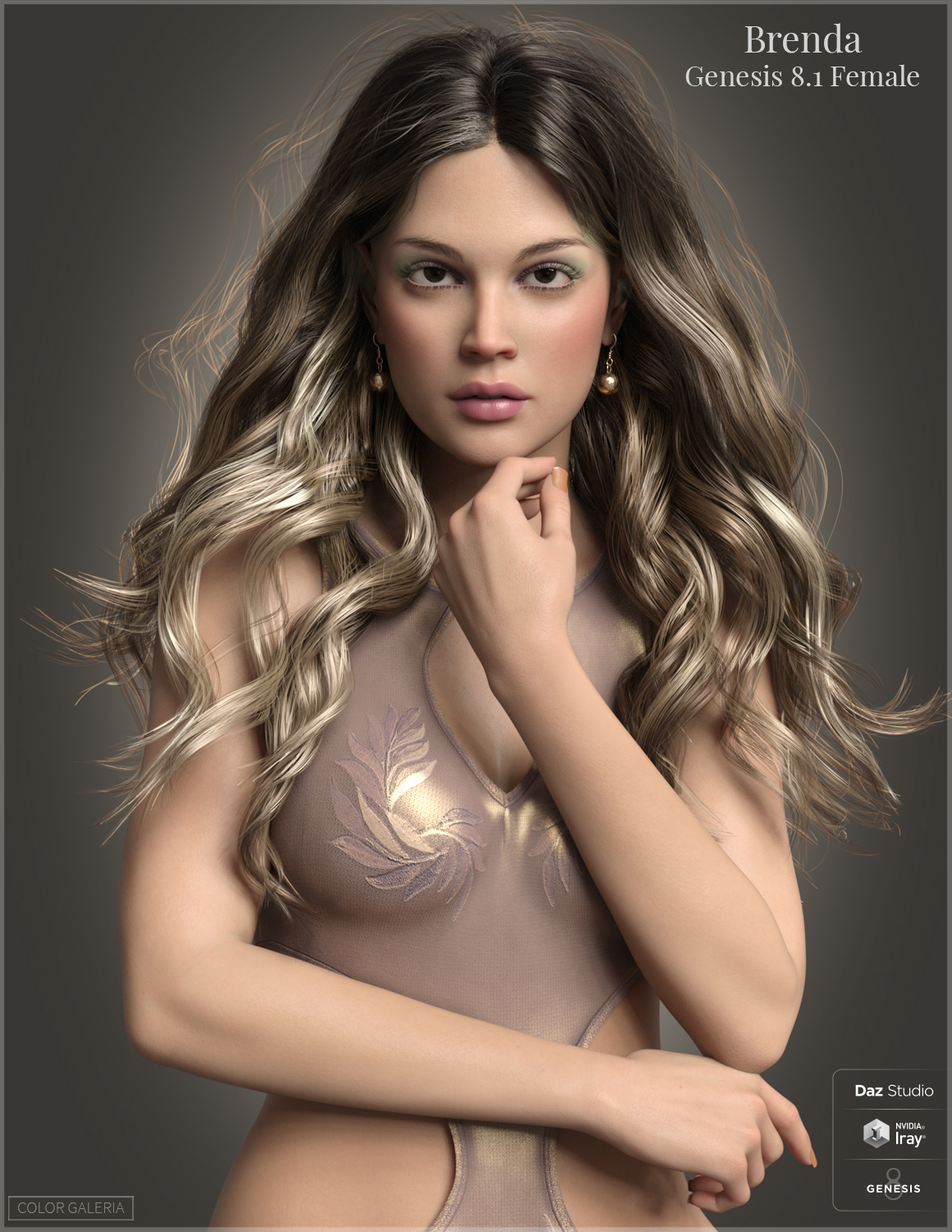 CGI Brenda for Genesis 8.1 Female by: Color Galeria, 3D Models by Daz 3D