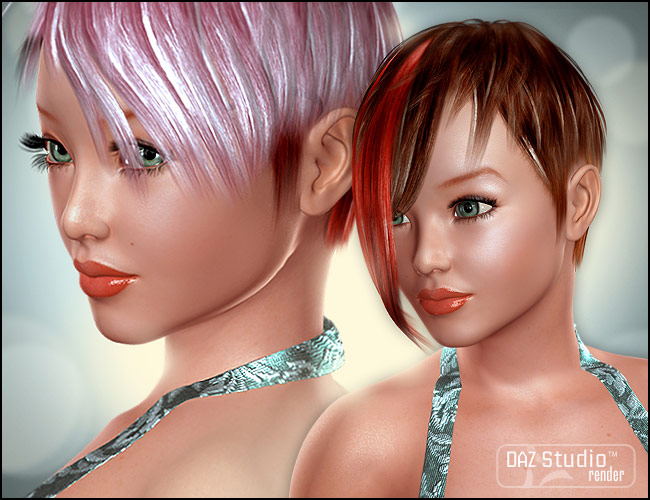 Diamond Hair by: , 3D Models by Daz 3D