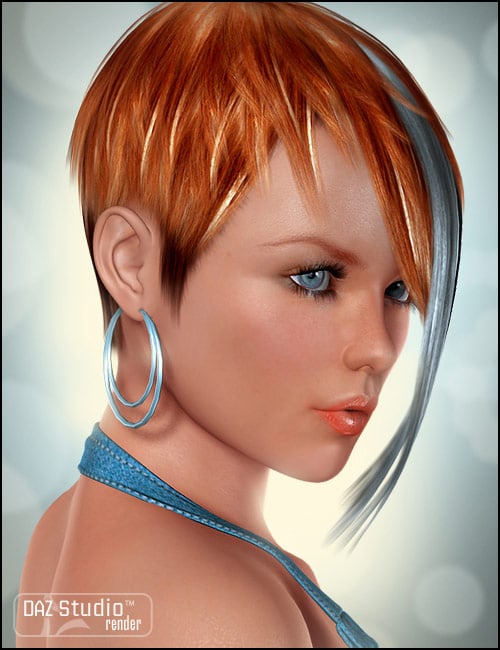 Diamond Hair by: , 3D Models by Daz 3D