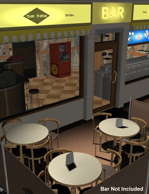 Cafe Italia Cafe Italia by: maclean, 3D Models by Daz 3D