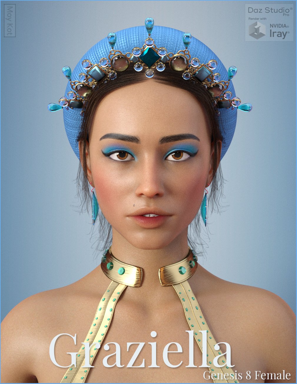 MYKT Graziella for Genesis 8 Female by: Color Galeria, 3D Models by Daz 3D