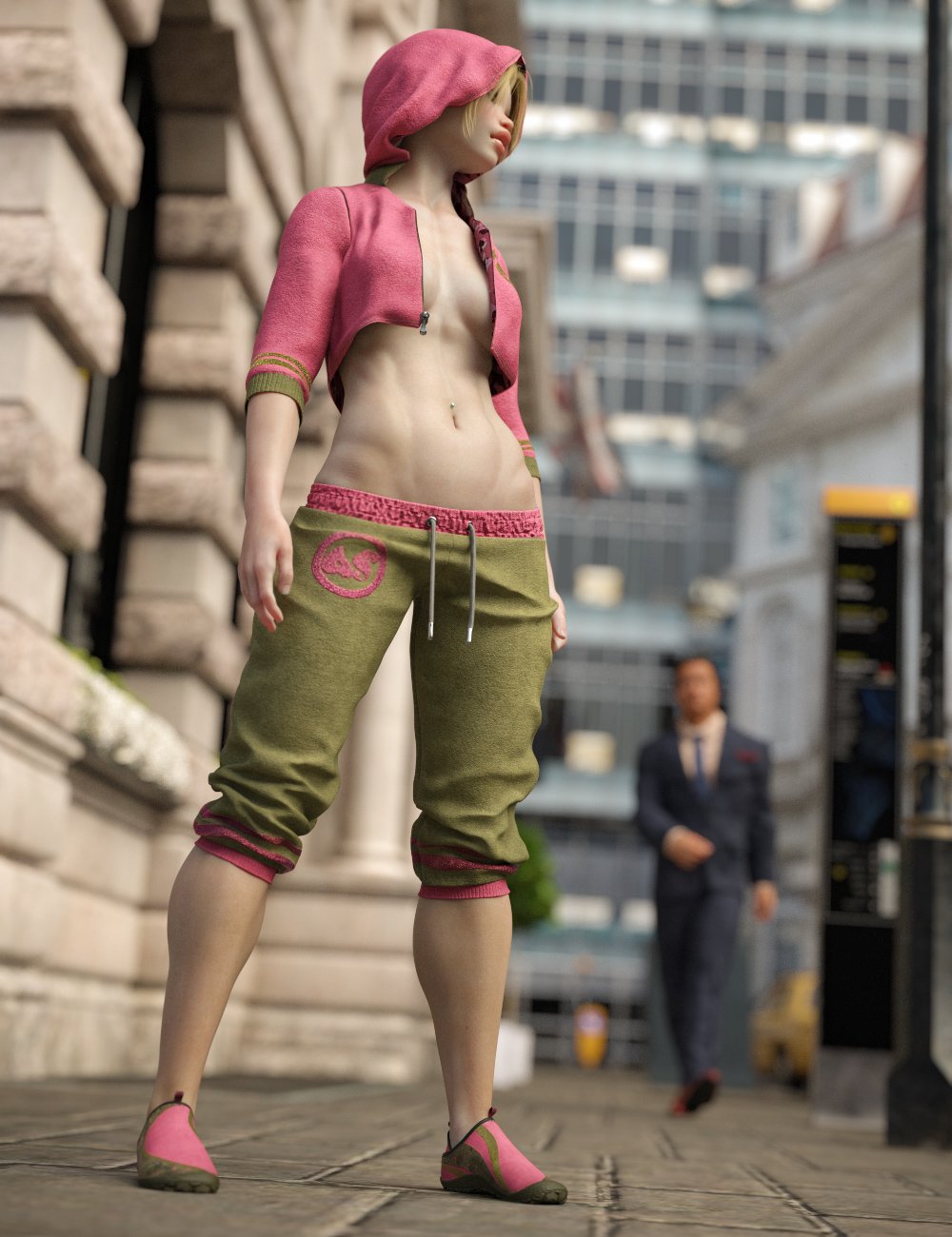 dForce Urban Noise FM by: Aeon Soul, 3D Models by Daz 3D
