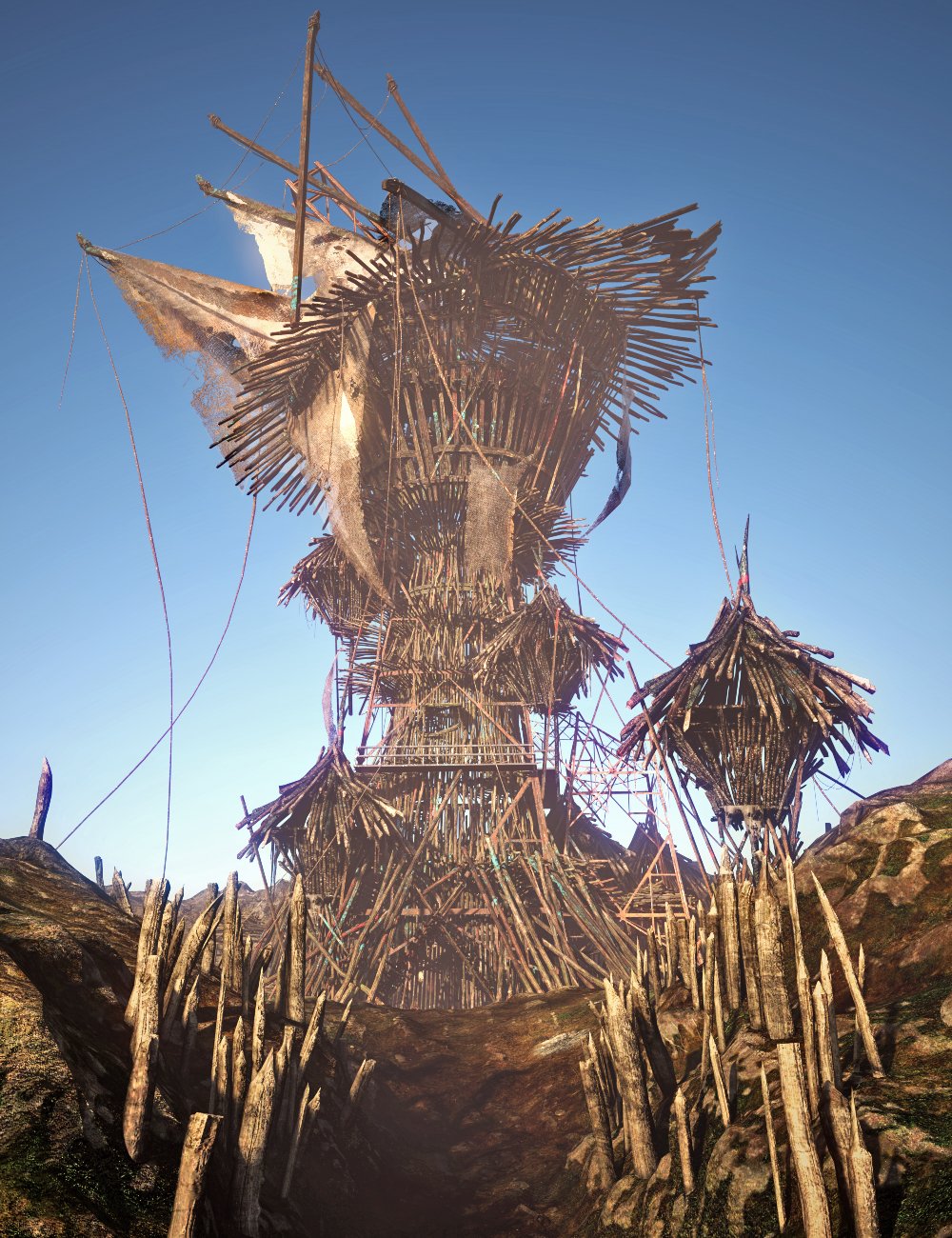 XI Forest Tower by: Xivon, 3D Models by Daz 3D