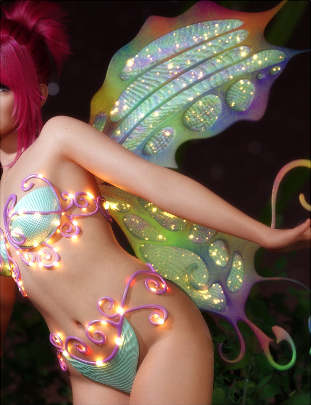 VYK Shader Basics - Decorative Glows by: vyktohria, 3D Models by Daz 3D