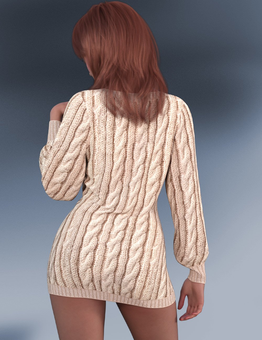 dforce Autumn Breeze Sweater Dress Genesis 9