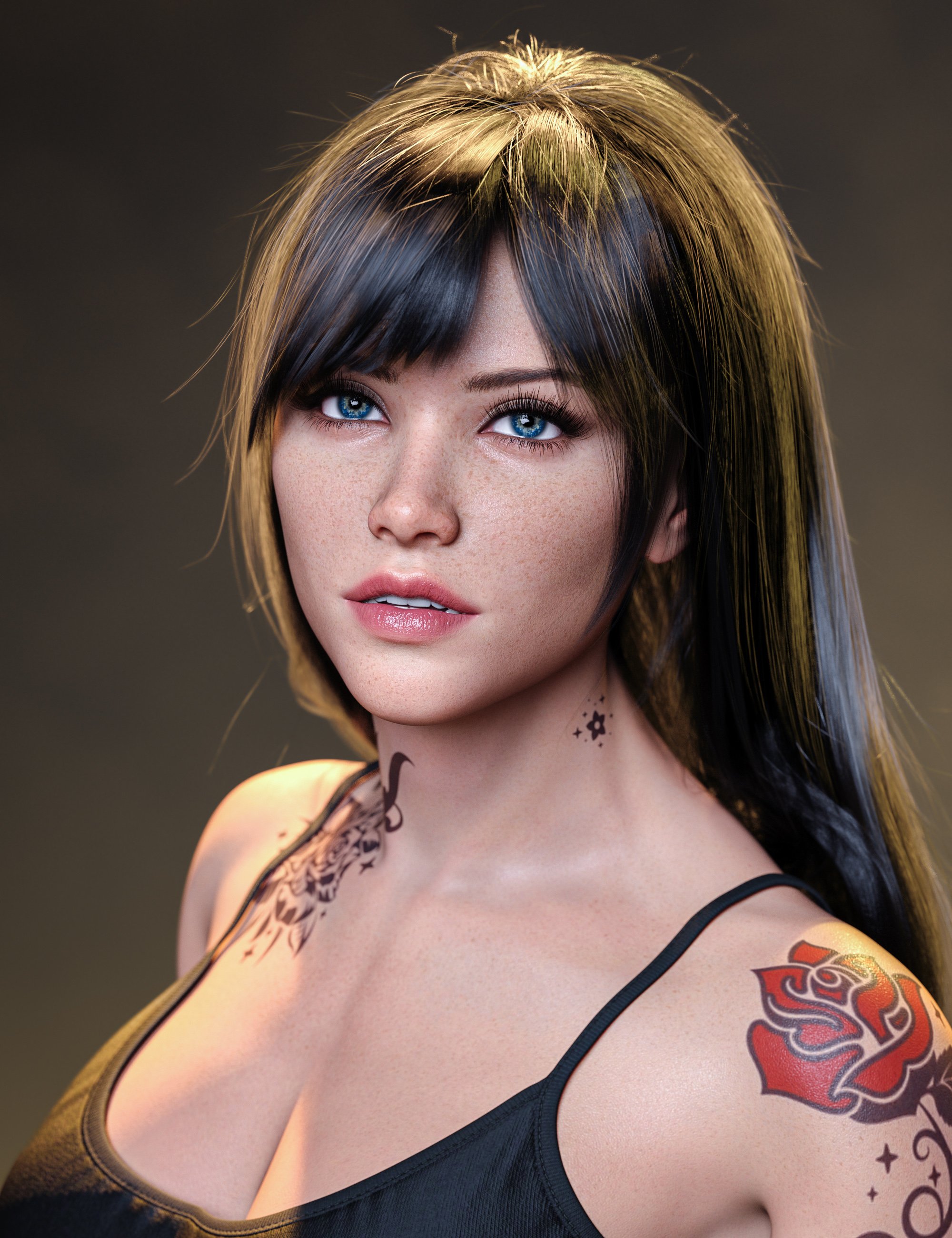 CJ Raine HD For Genesis 9 by: Colm Jackson, 3D Models by Daz 3D