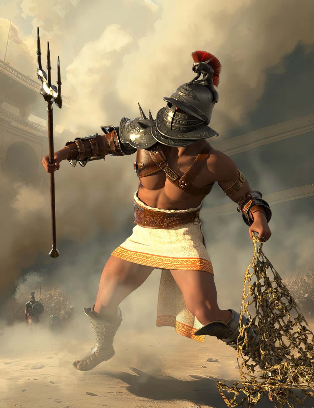 dForce Titus Gladiator Outfit for Genesis 9