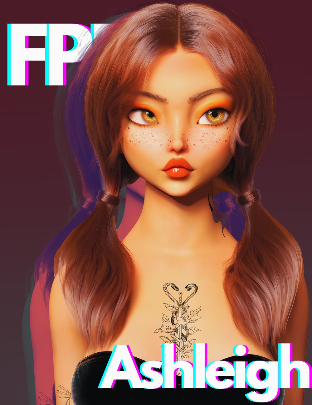 FPD Ashleigh for Genesis 9 by: FreshPixelDesigns, 3D Models by Daz 3D