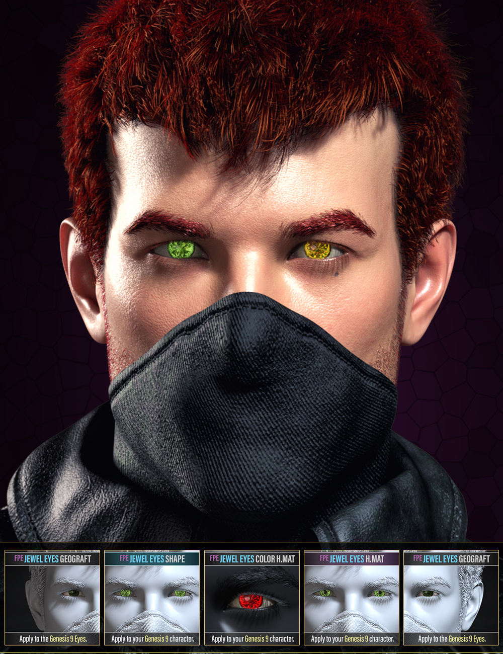 FPE Jewel Eyes for Genesis 9