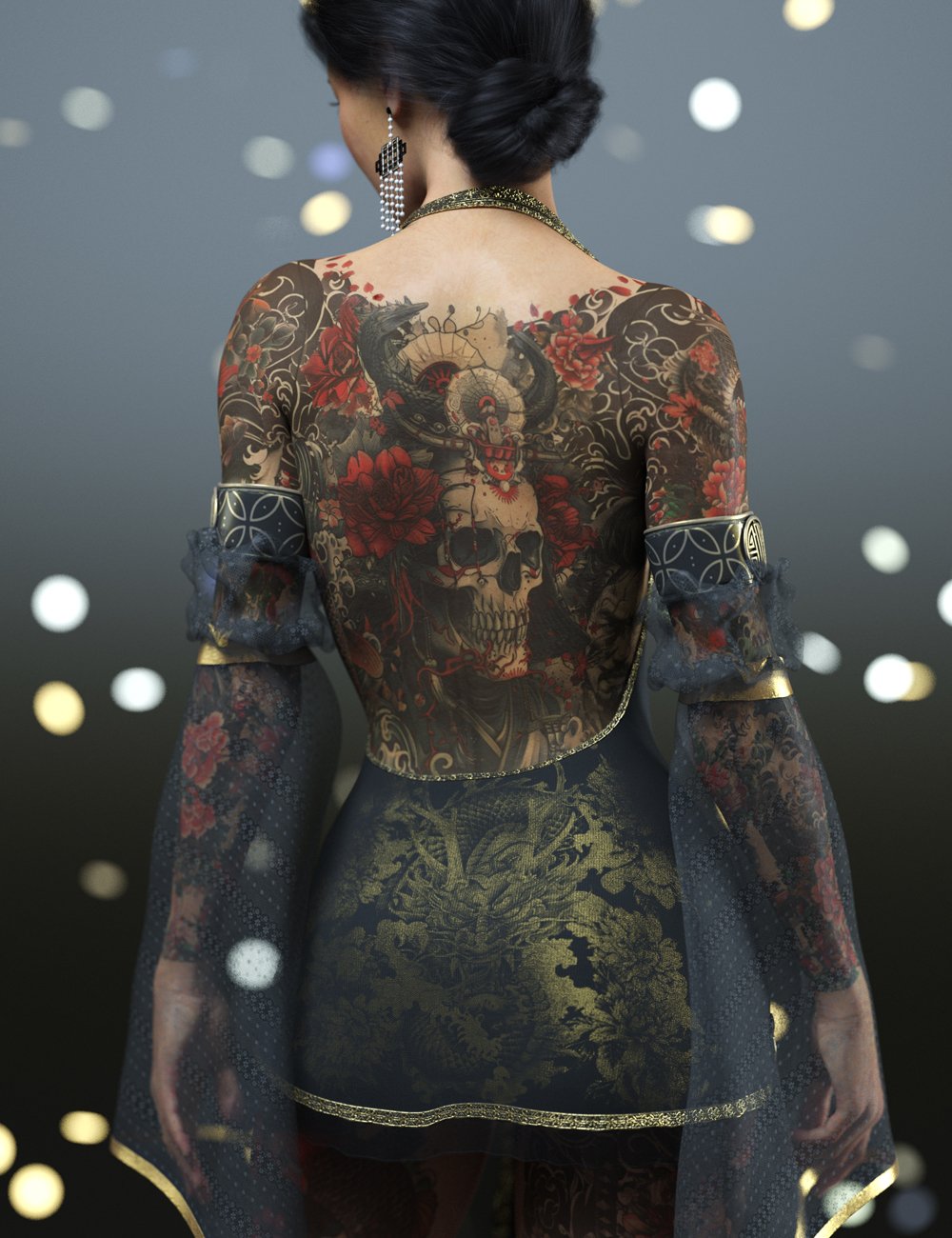 Irezumi Collective Full Body Tattoos for Genesis 9