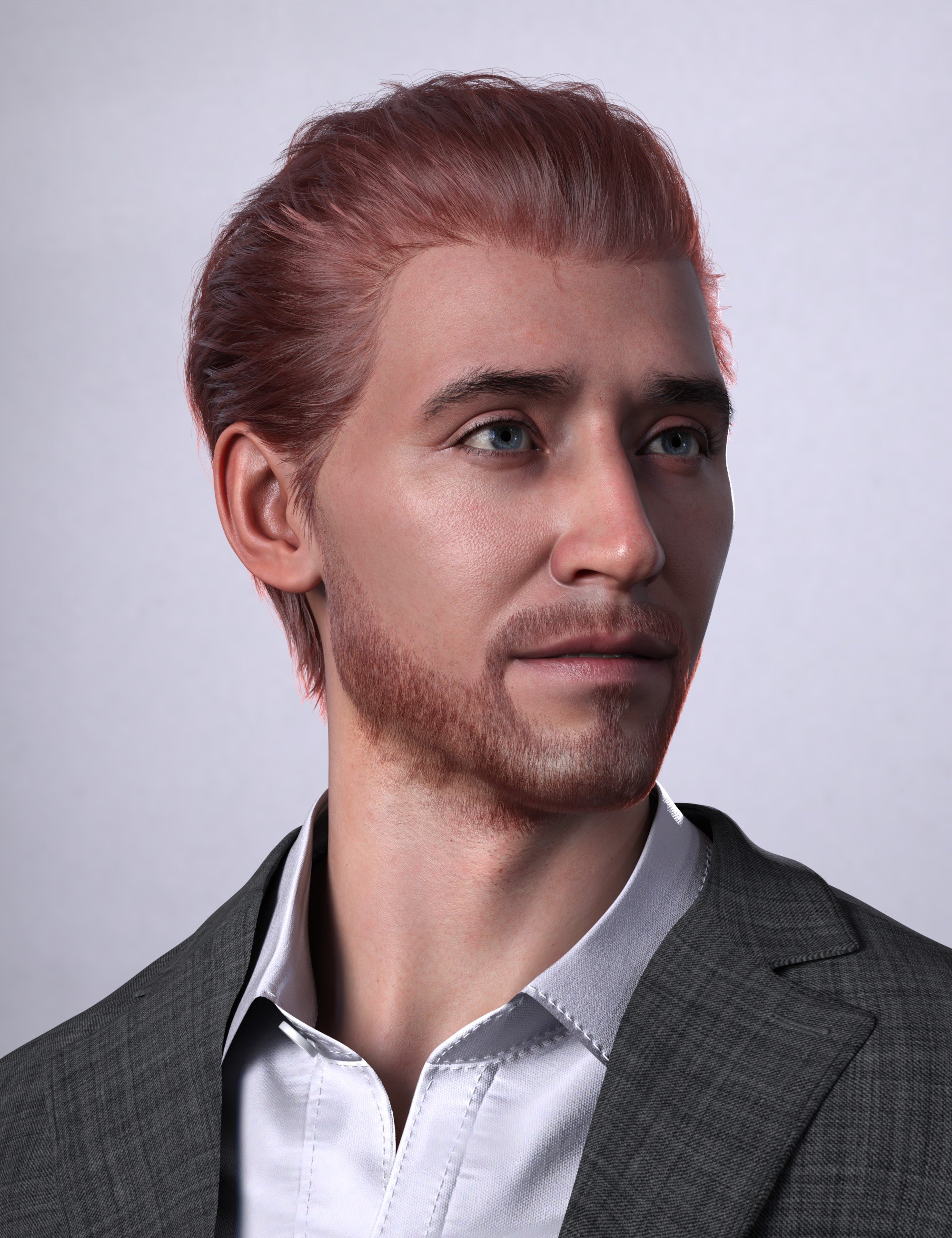 AK Beefcake Hair for Genesis 9 by: Art Ken, 3D Models by Daz 3D