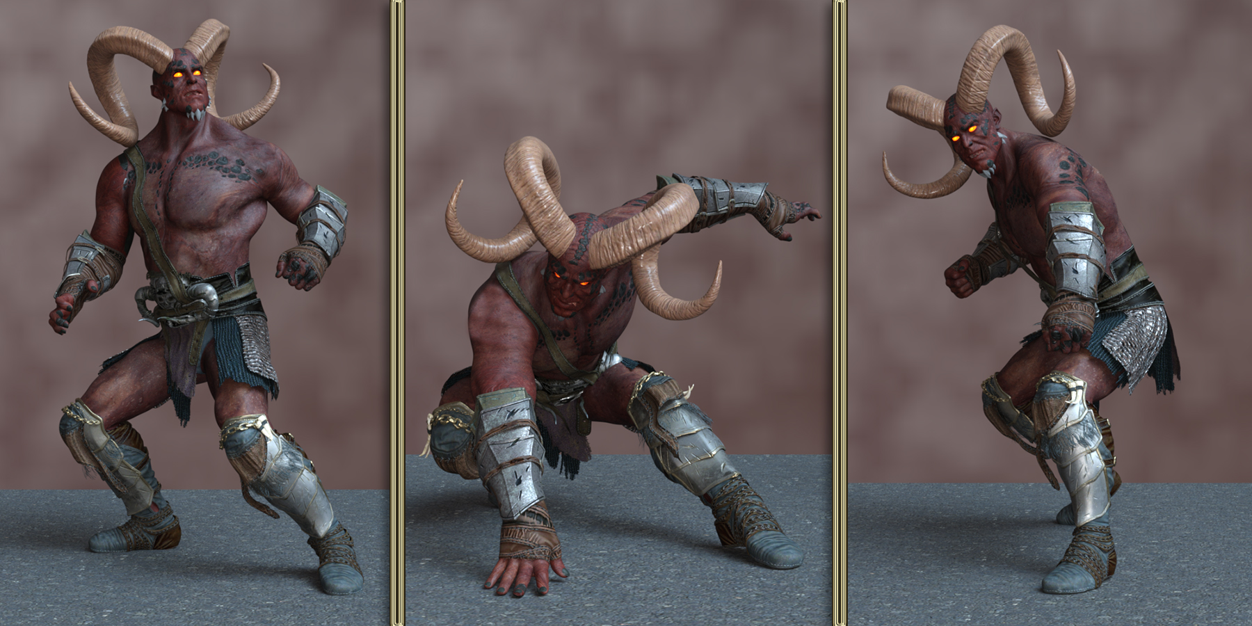 Summoned Demon Poses for Astaroth 9 | Daz 3D