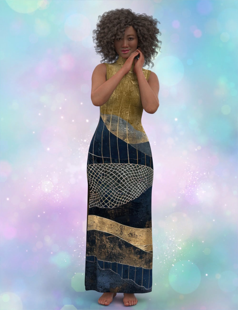 DNA dForce Abby Dress for Genesis 9 | Daz 3D