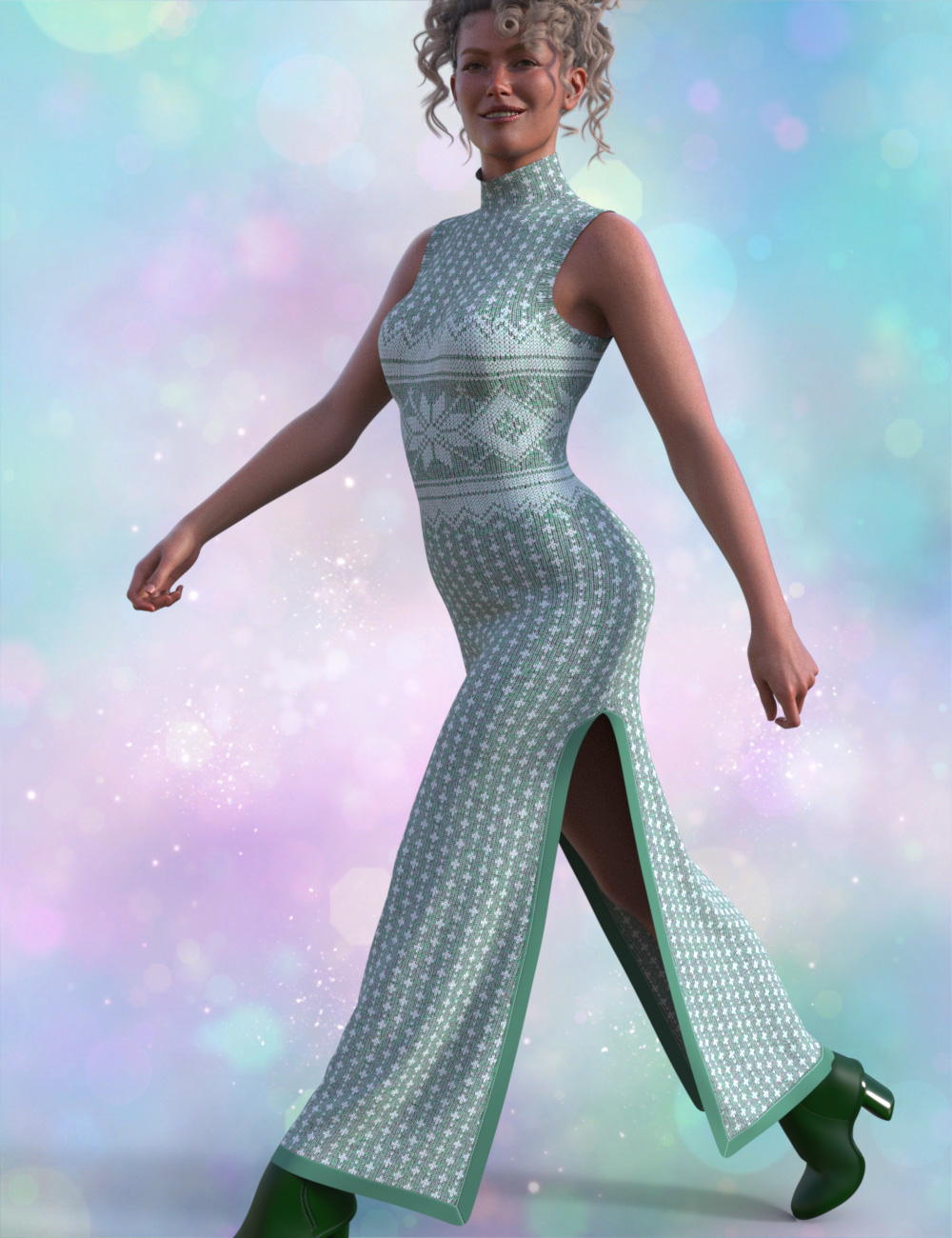 DNA dForce Abby Dress for Genesis 9 | Daz 3D