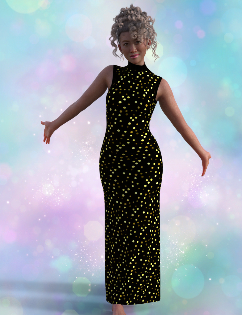 DNA dForce Abby Dress for Genesis 9 | Daz 3D