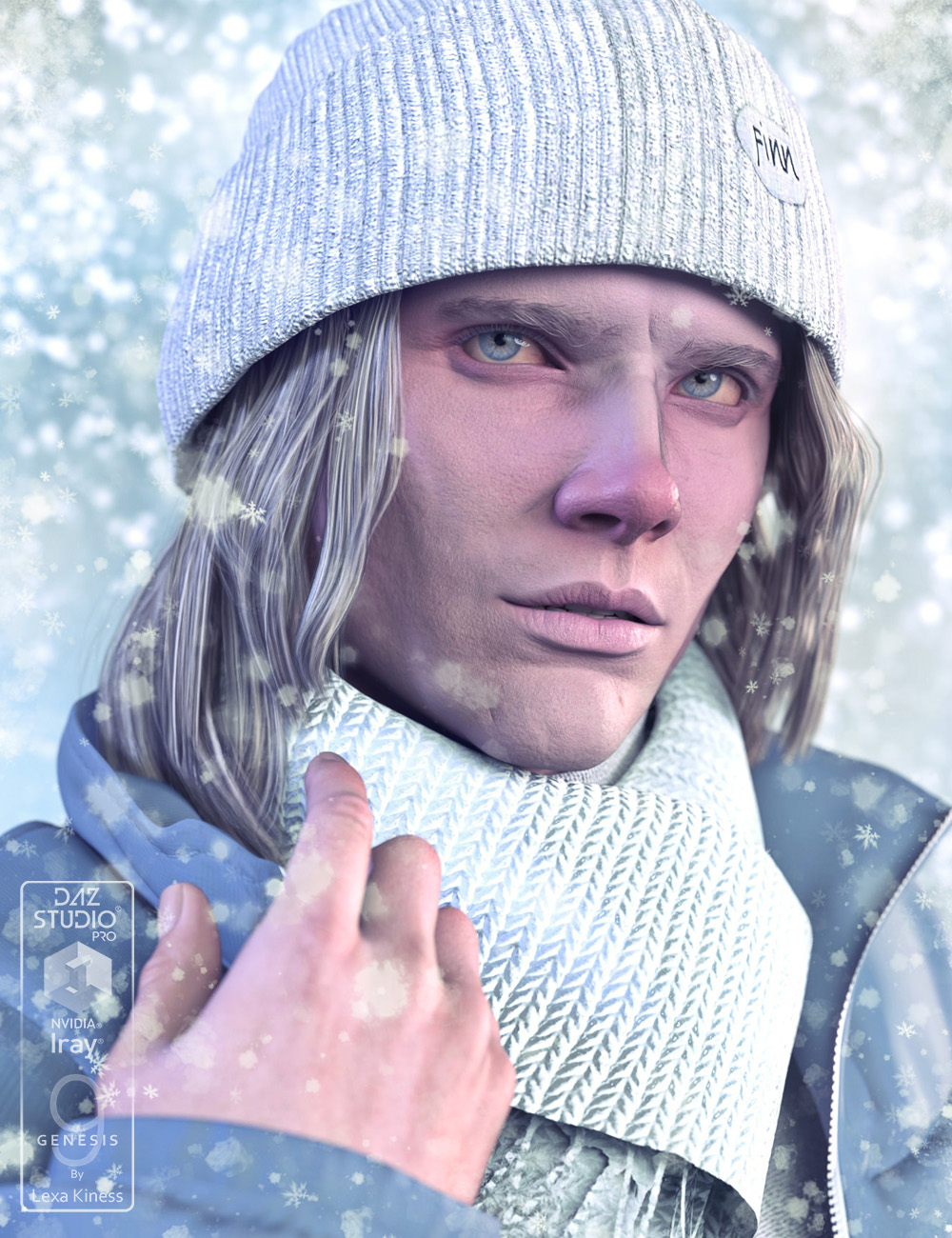 Isak HD for Genesis 9 by: Lexa Kiness, 3D Models by Daz 3D