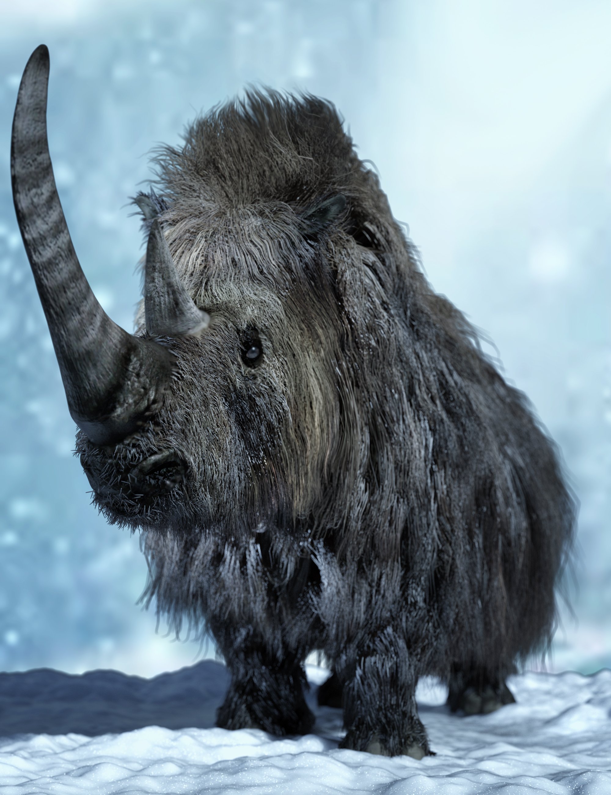 Woolly Rhino by AM by: Alessandro_AM, 3D Models by Daz 3D