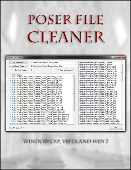 Poser File Cleaner (PC) by: Jack Tomalin, 3D Models by Daz 3D