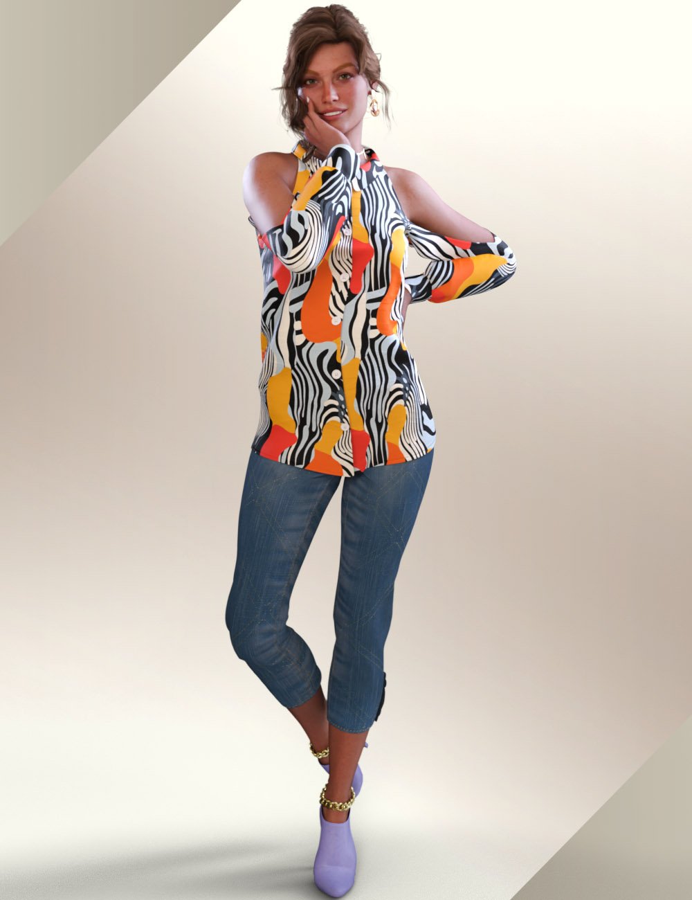 dForce Tisara Outfit for Genesis 9 Feminine