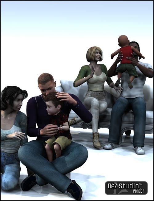Family Bonding Time by: Muscleman, 3D Models by Daz 3D