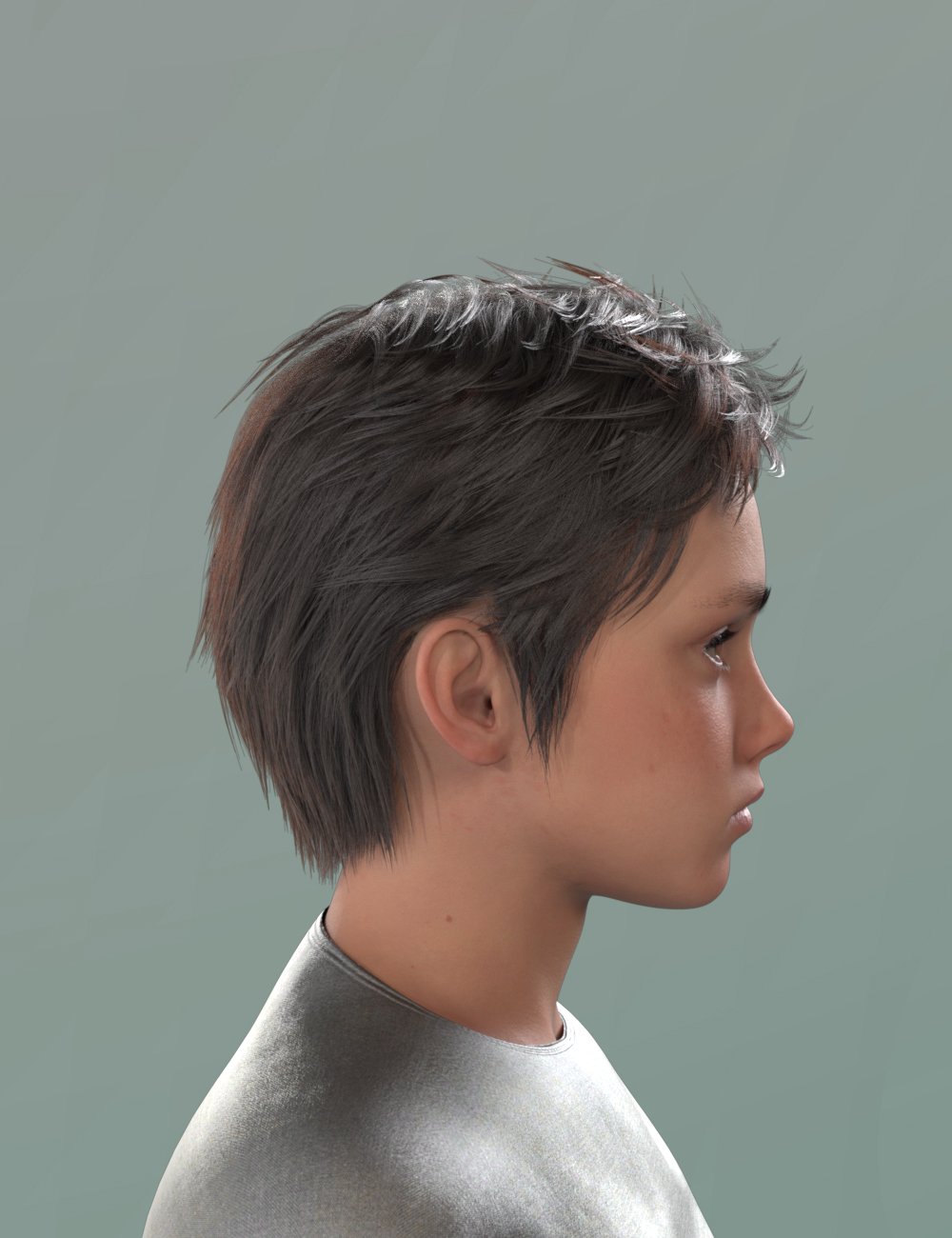 XYZ Little Boy Hair for Genesis 9 | Daz 3D