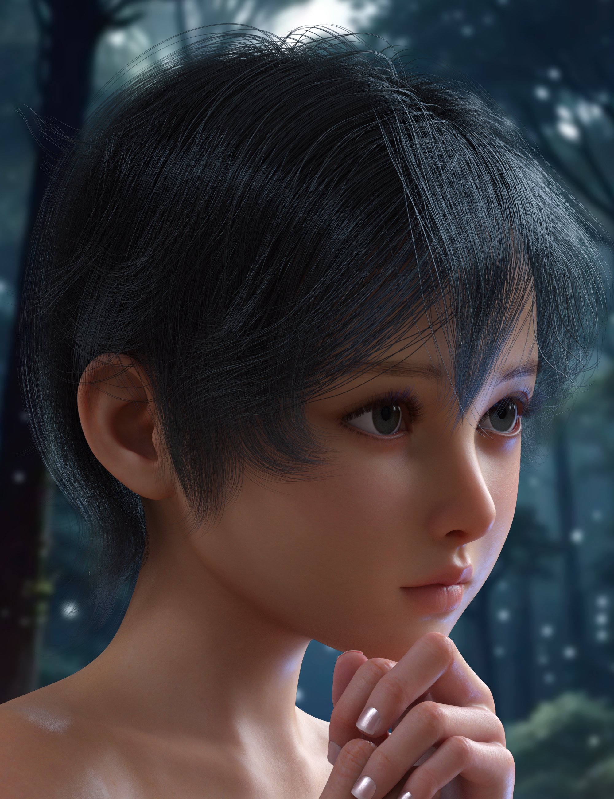 Vo Mieko Young HD for Genesis 9 by: VOOTW, 3D Models by Daz 3D