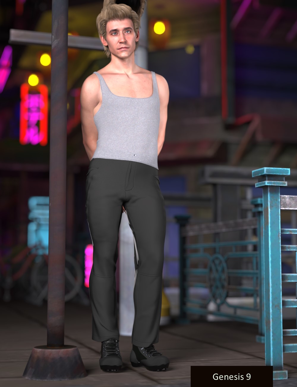 dForce Action Gal Outfit for Genesis 9 and Genesis 8 Female
