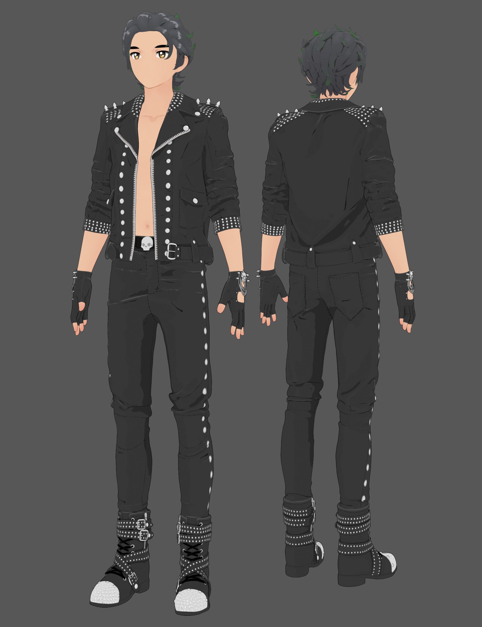 BW Rock Star Blaze Outfit FilaToon Texture Add-On