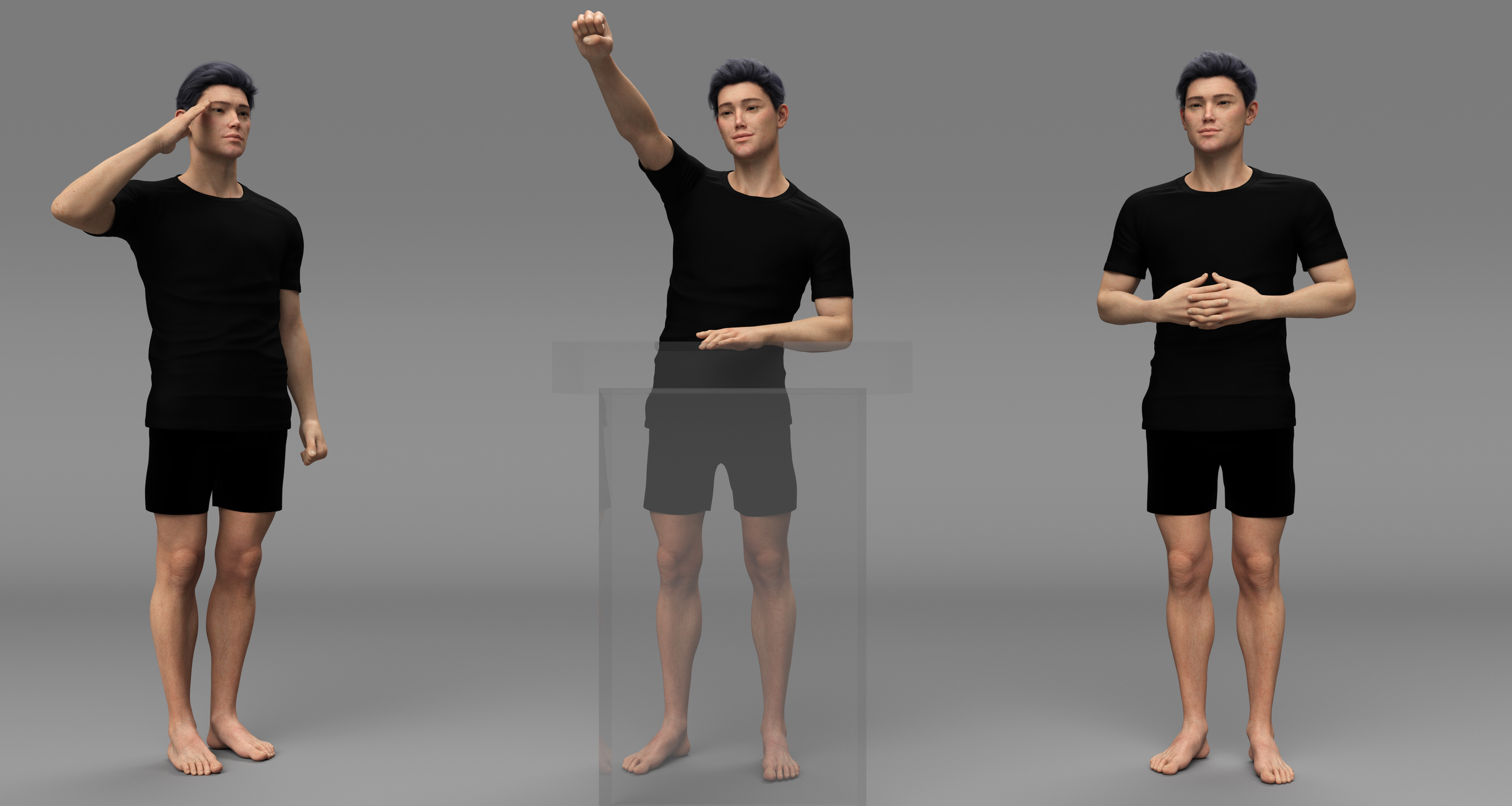 Power Legacy Poses For Genesis 9 and Genesis 8 Male