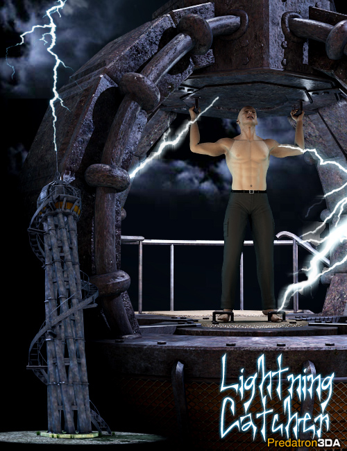 Lightning Catcher by: Predatron, 3D Models by Daz 3D
